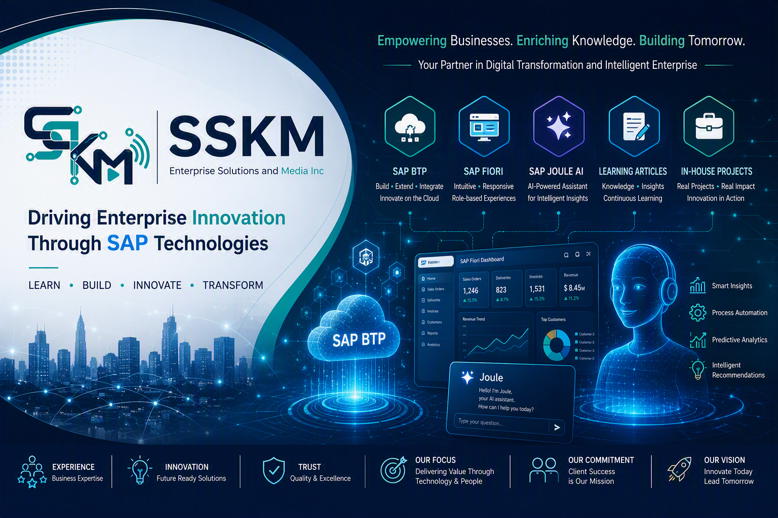 SAP in-house projects developed through learning and knowledge transfer
